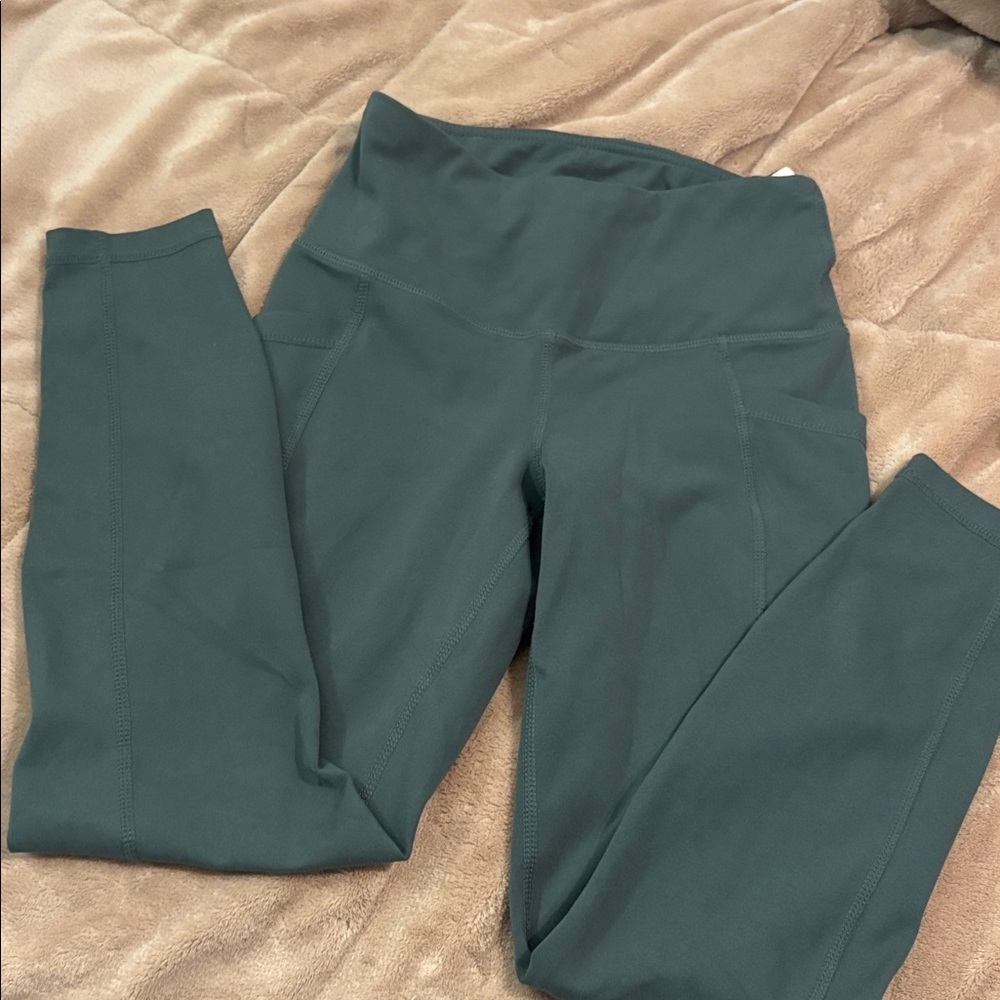 Yogalicious Deep Teal Leggings - Picture 3 of 3